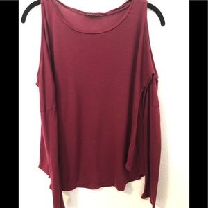 Express cold shoulder top